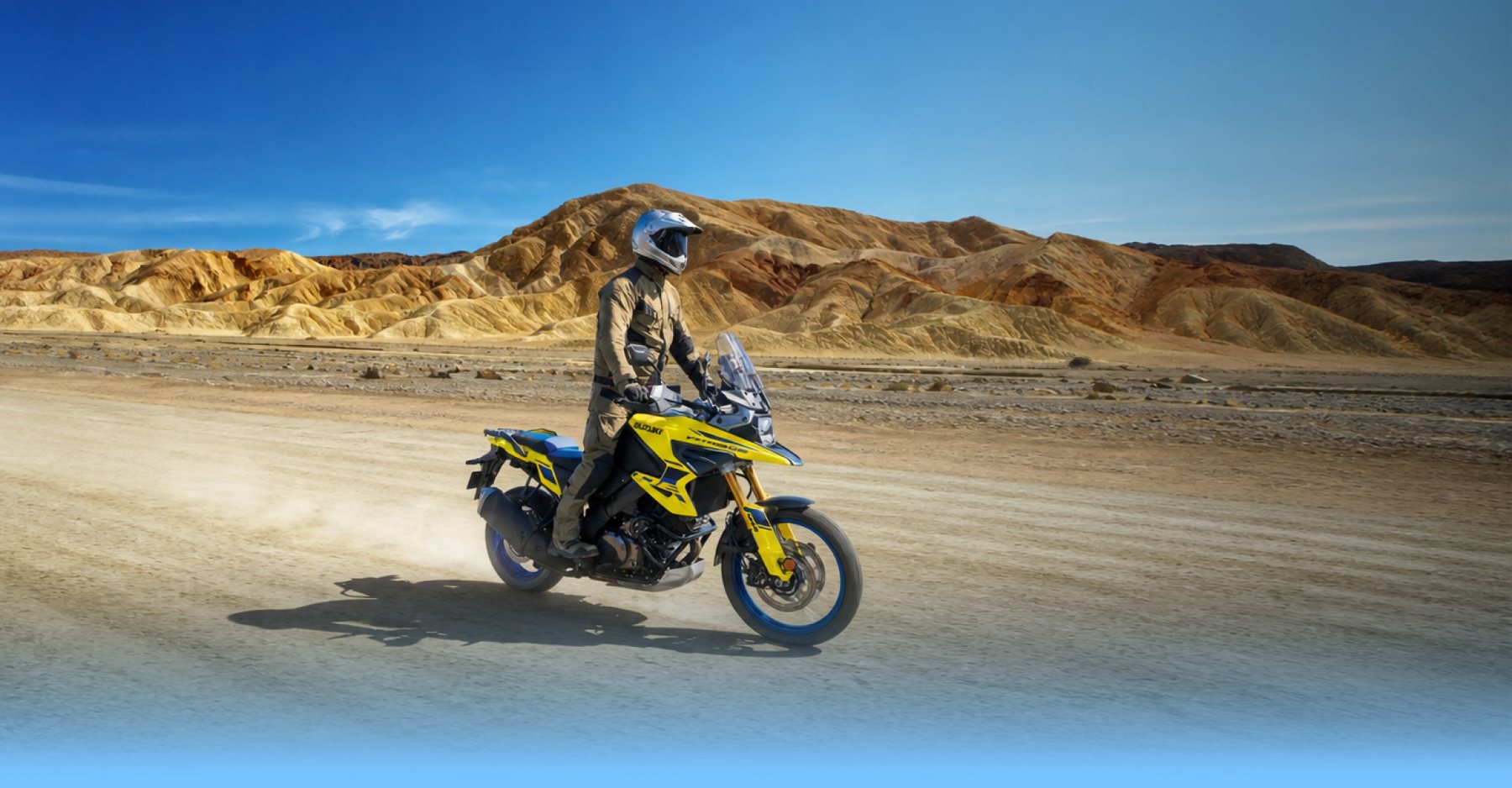 Vstrom 1050 en la carretera