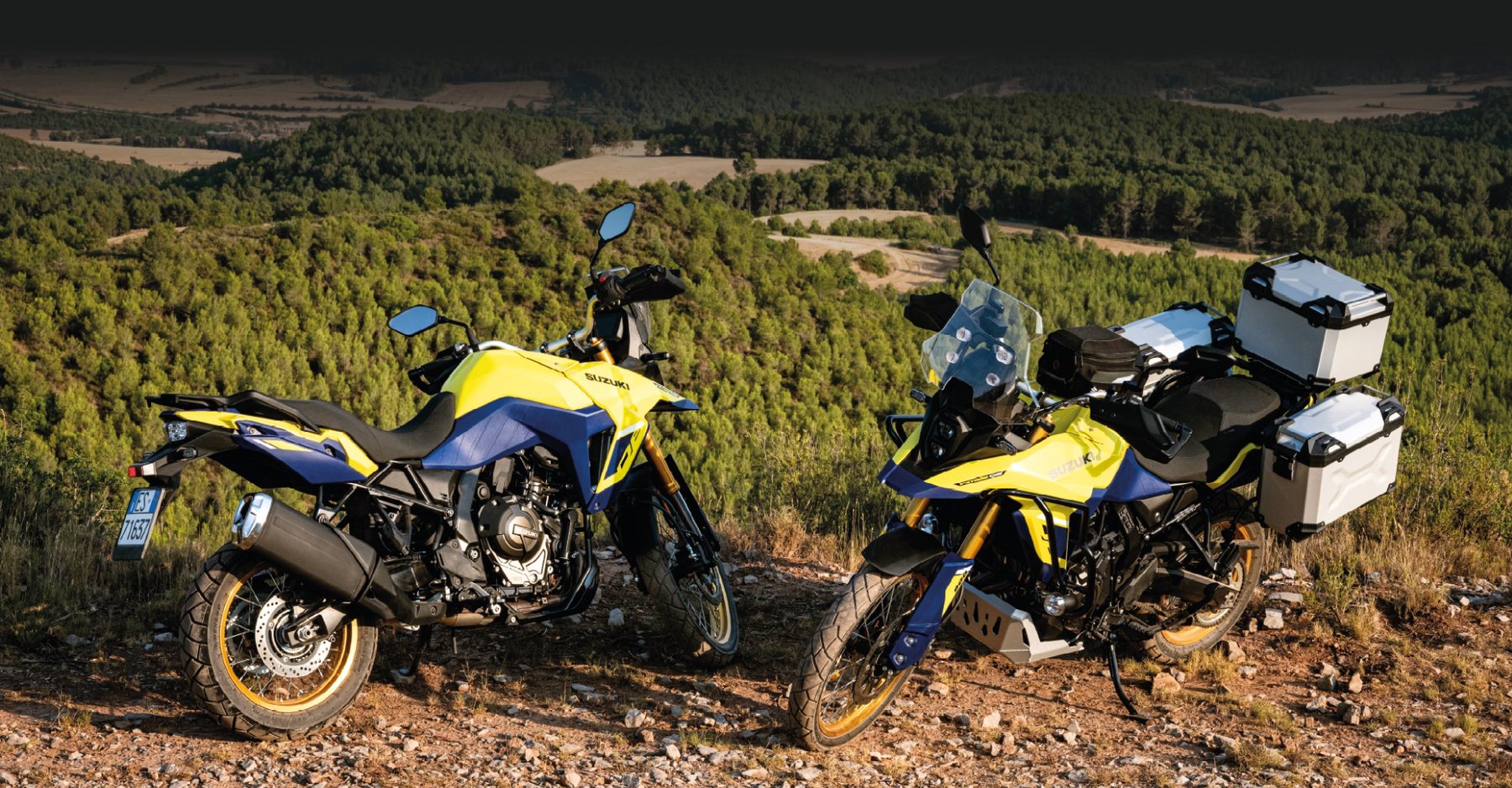 vstrom800 en las montañas