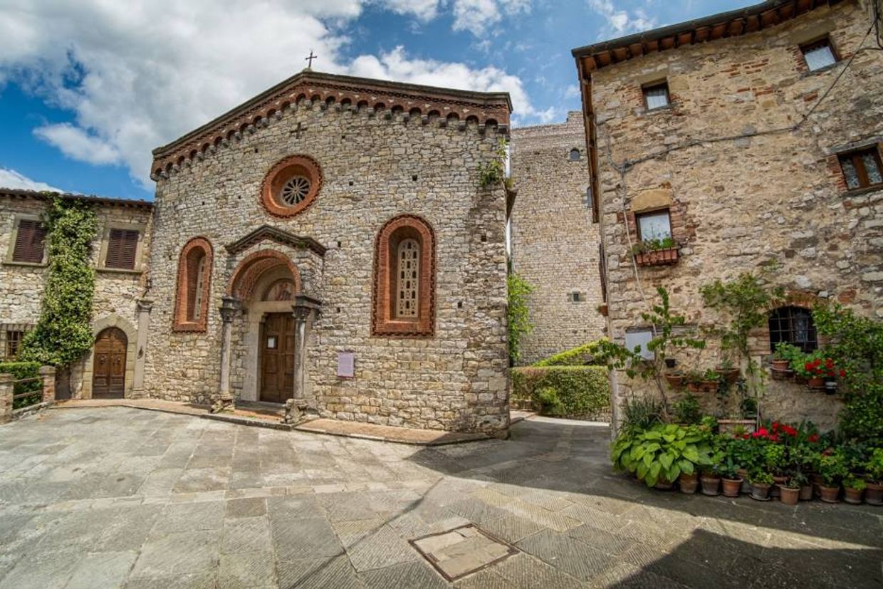 Gaiole in Chianti — home of Castello di Brolio, Castello di Ama, and Badia a Coltibuono