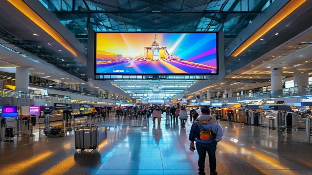 機場行李認領 LED 廣告