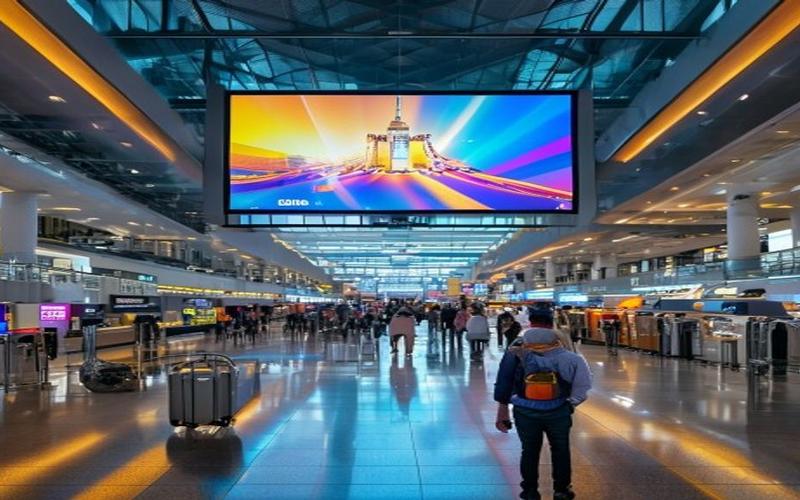 機場行李認領 LED 廣告