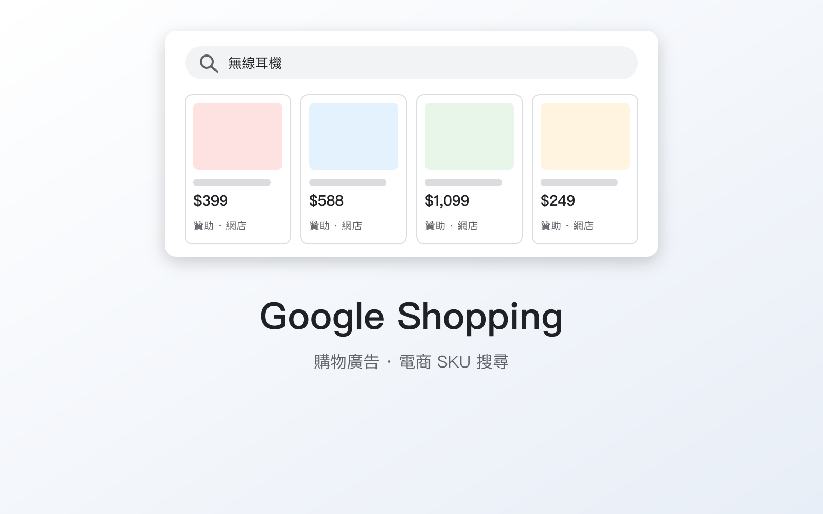 Google Shopping 購物廣告