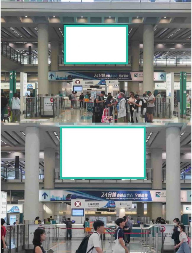 機場接機大堂 LED 廣告