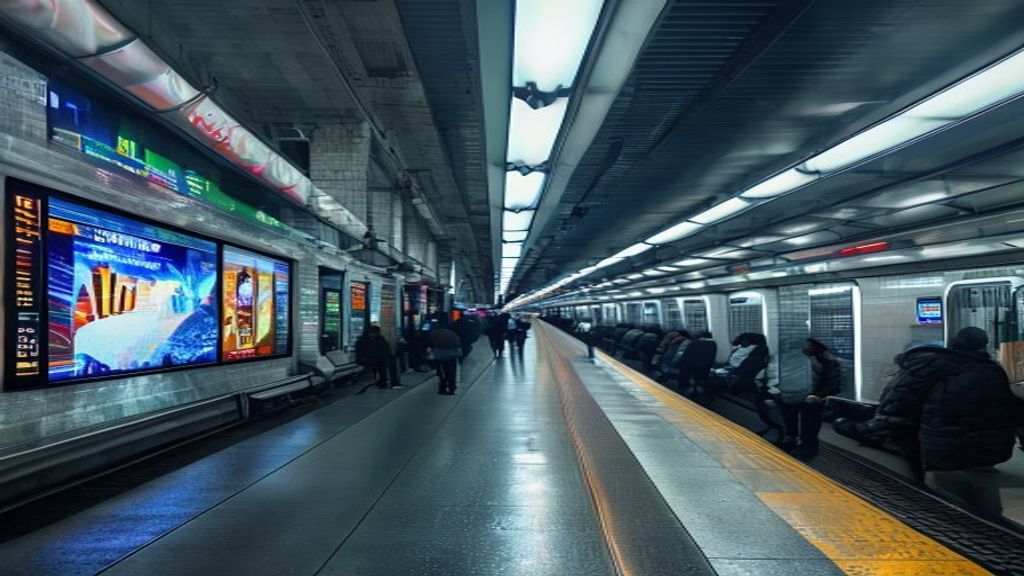 MTR 月台 Trackside 數碼廣告