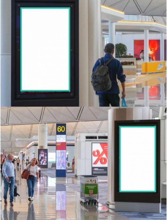 機場登機閘口 Digital Screen