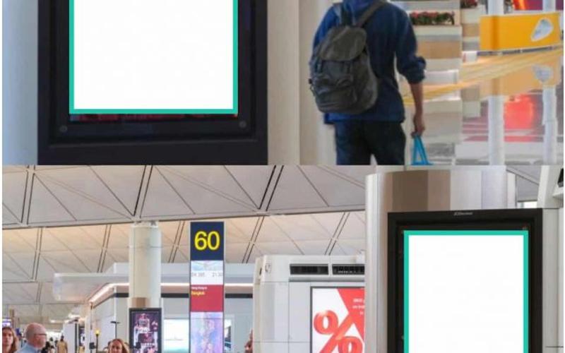 機場登機閘口 Digital Screen