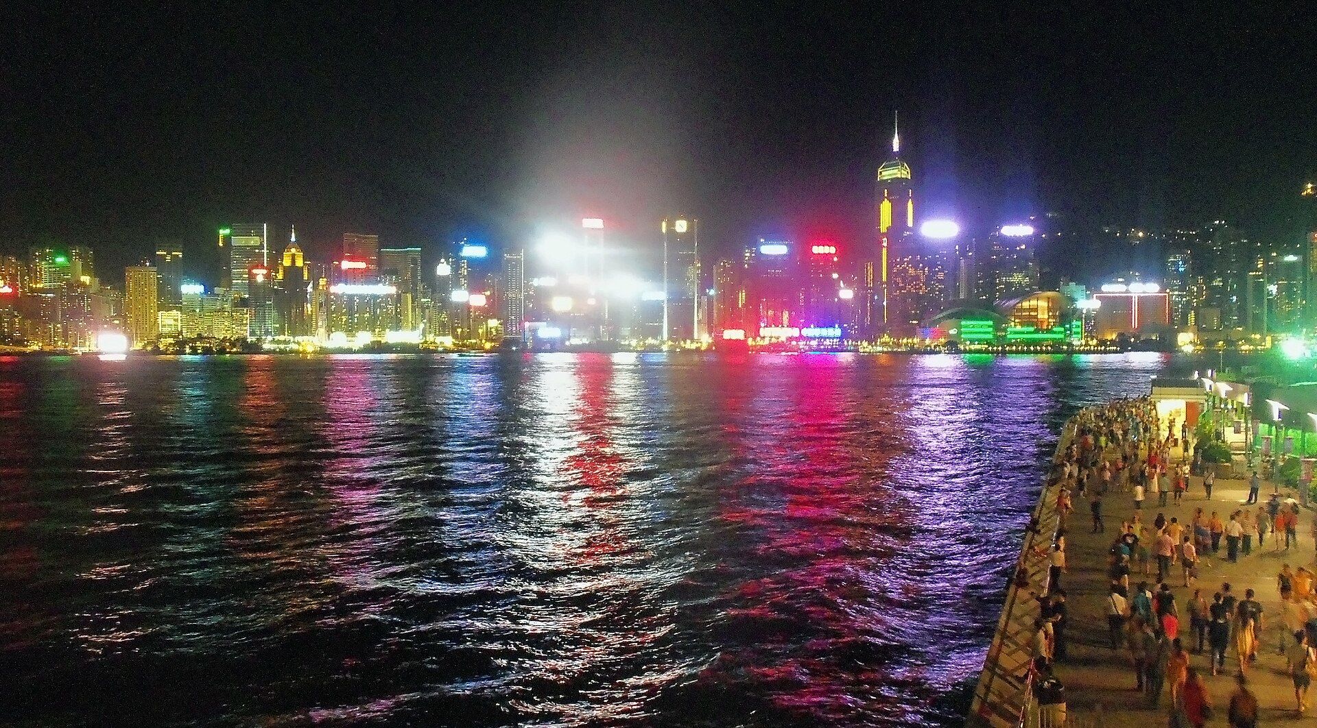 維港地標 LED 大屏