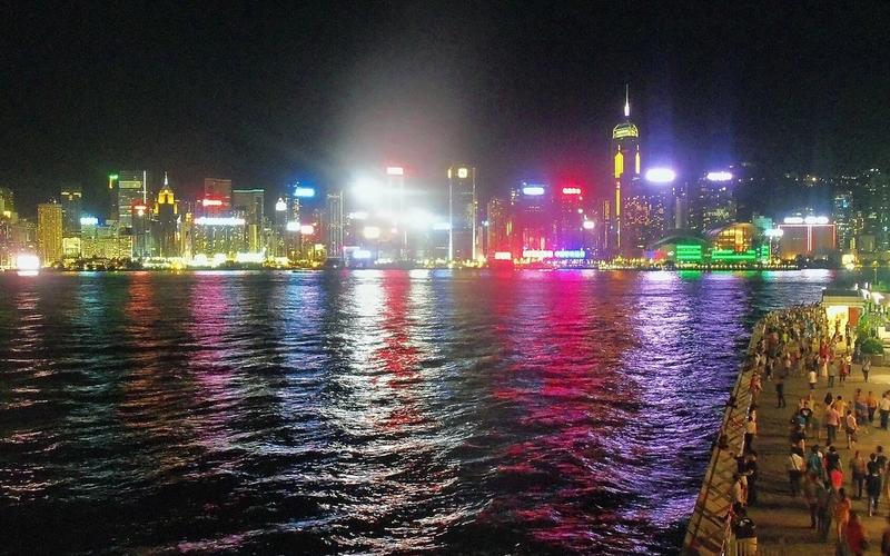 維港地標 LED 大屏