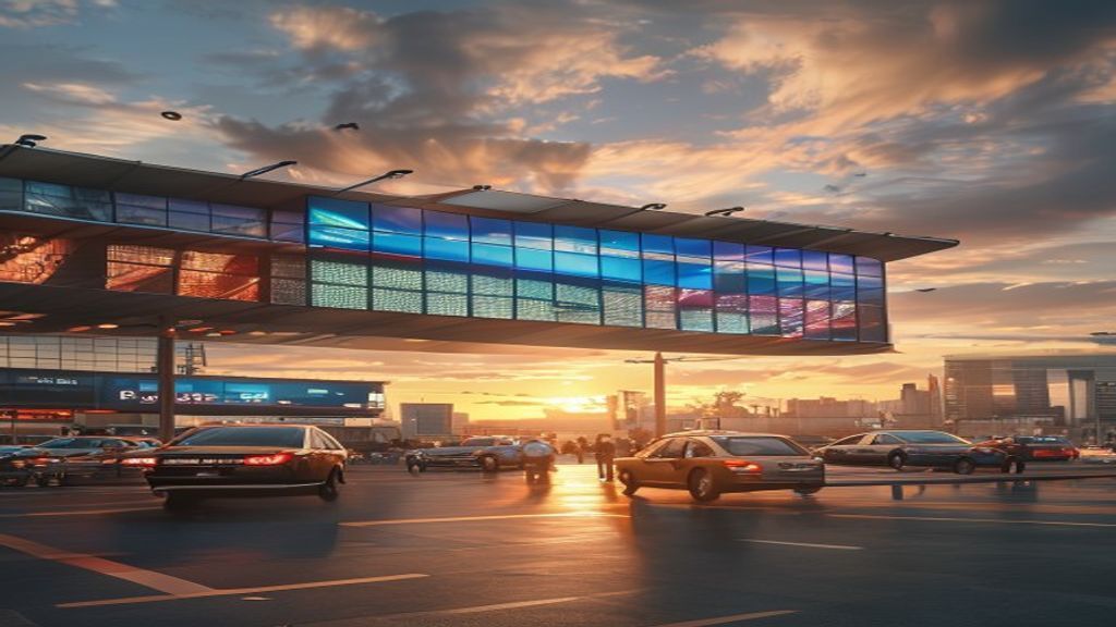 機場 AIRSIDE 落客區 LED