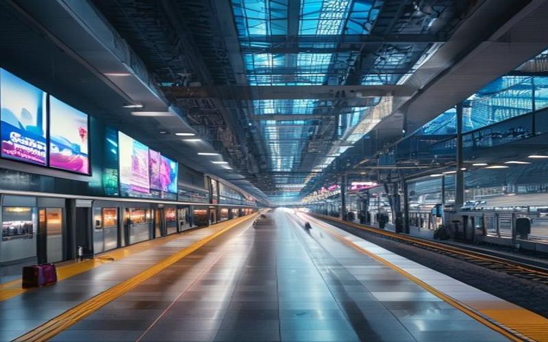 機場快綫車站廣告