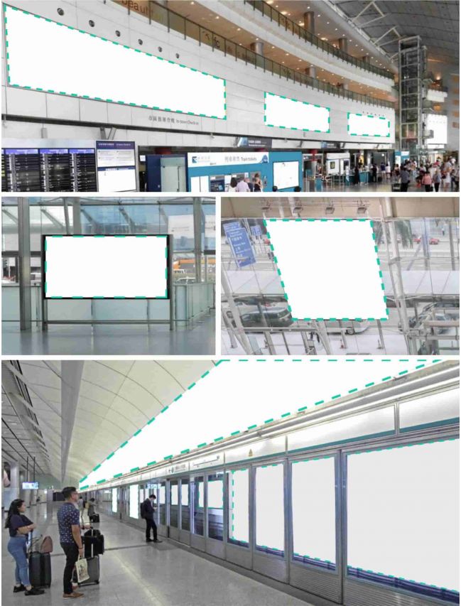 機場快綫車站廣告