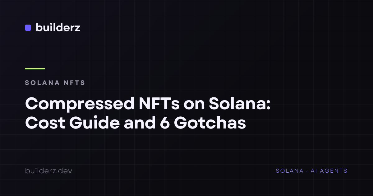 Compressed NFTs on Solana: Cost Guide, Bubblegum, DAS - Featured image