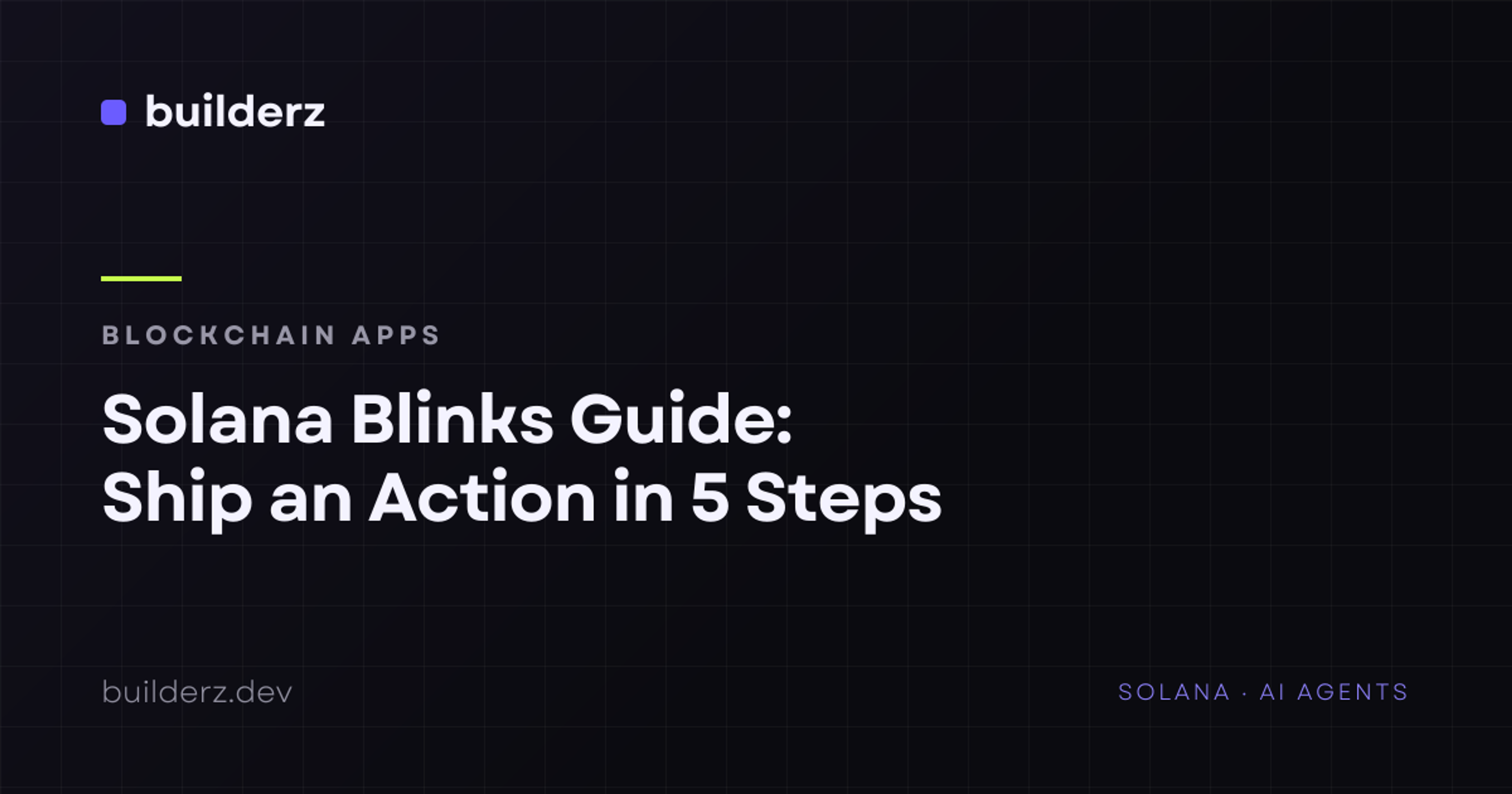 Solana Blinks Guide: Ship an Action in 5 Steps - Featured image