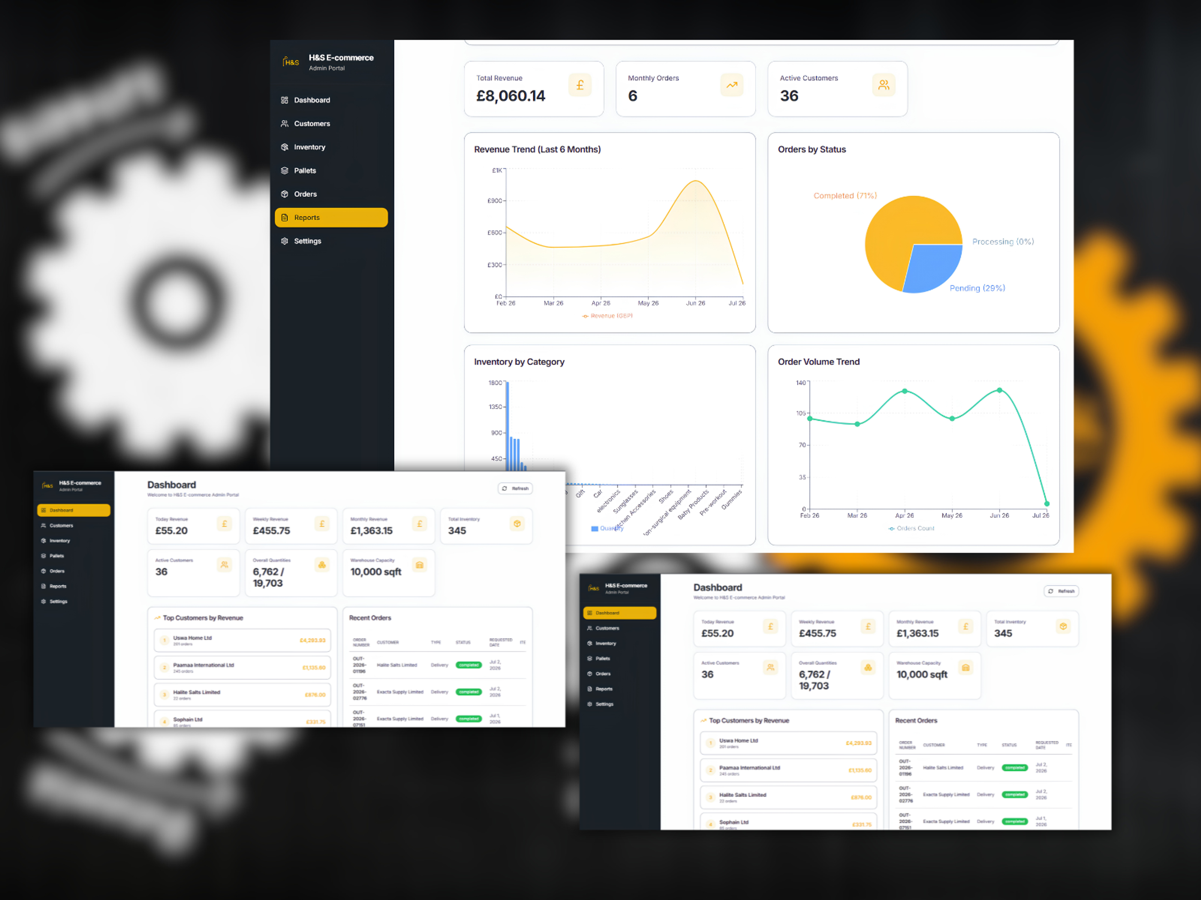 H&S E-commerce Merchant Portal