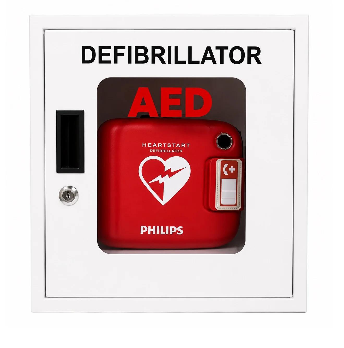 AED Cabinet with Strobe Alarm