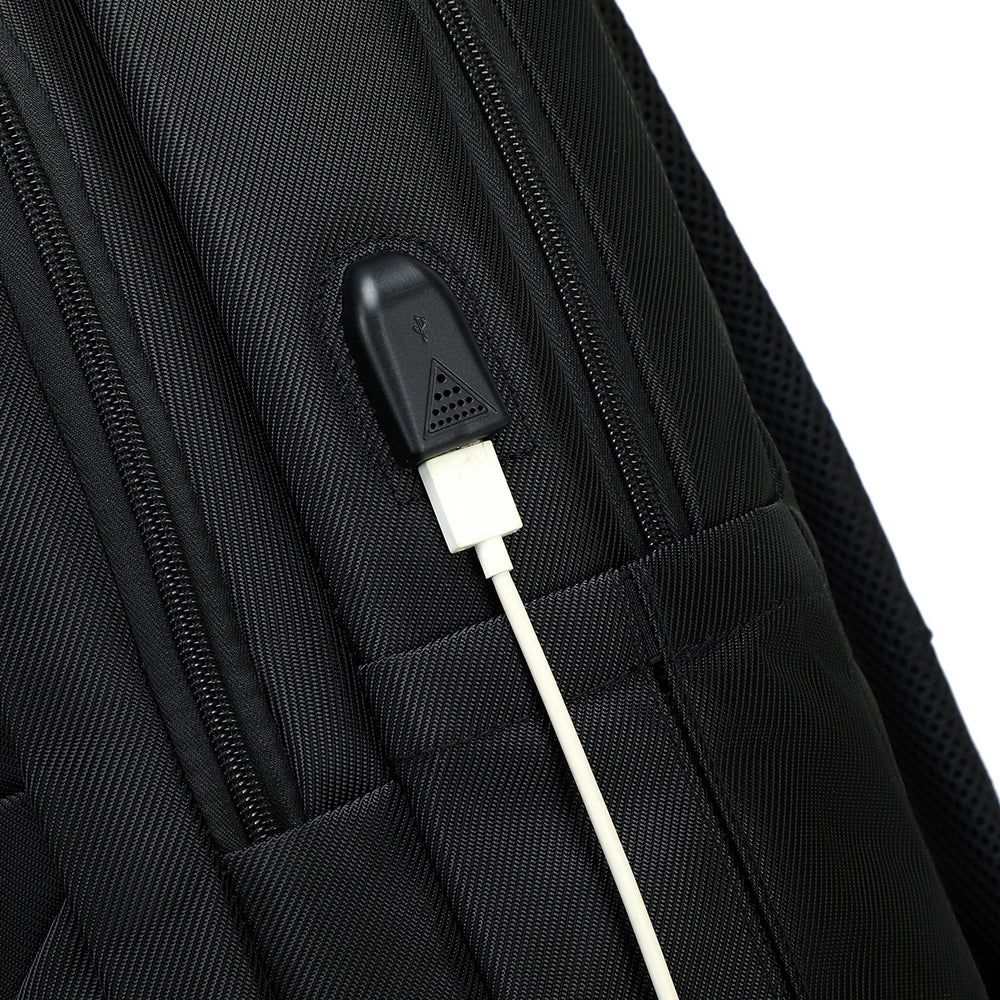 RAHALA RAL-801 Waterproof Laptop Backpack 15.6 inch Multifunctional & Stylish - Black 9