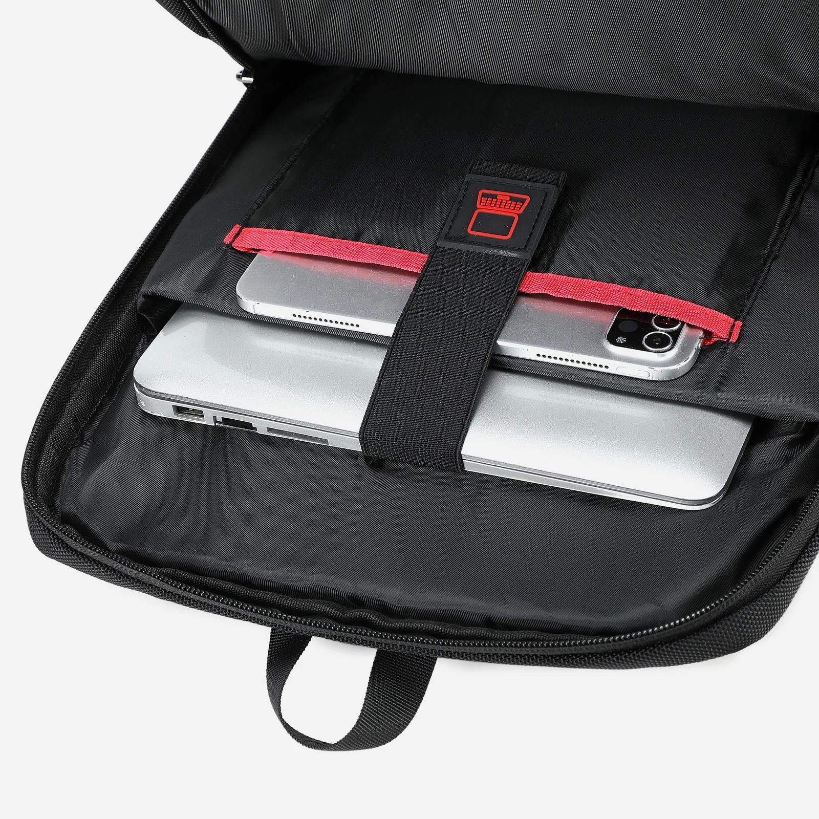 RAHALA SH50 Fashionable and stylish 15.6-inch laptop backpack with USB charging ports - computer and college bag 7