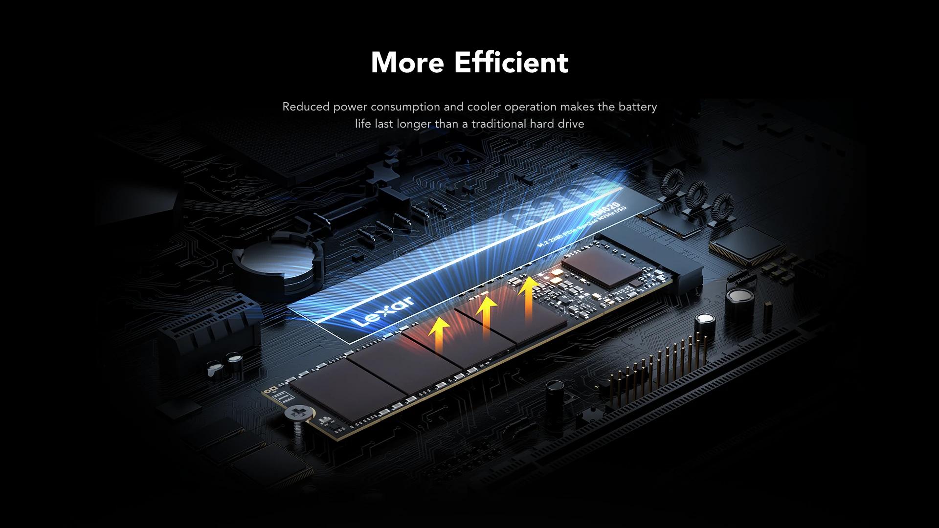 Lexar NM620 M.2 2280 PCIe NVMe Gen3x4 SSD 256 GB 7