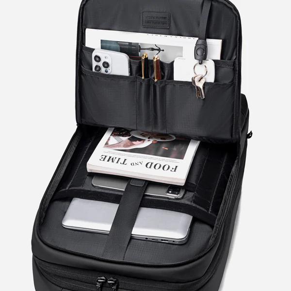 Arctic Hunter LG00861 Rolling Laptop Backpack (Black) 2