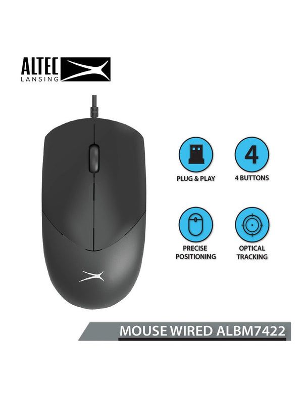 Altec Lansing ALBM7244 Wired Mouse 3