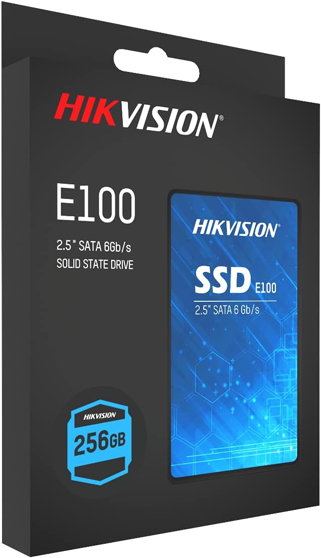 HikVision E100 256GB 2.5 SATA SSD with up to 550MB s read 500MB s write speeds 3D NAND 3