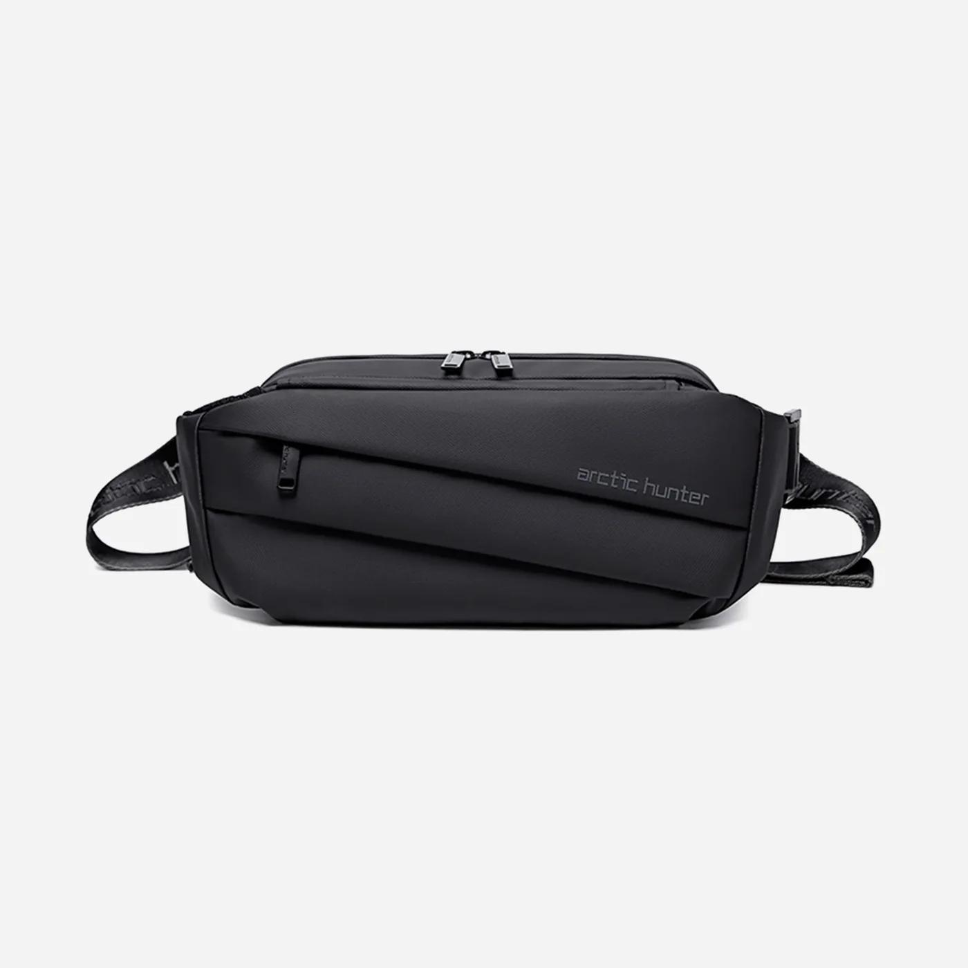 Arctic Hunter YB00029 Sporty Waist & Chest Bag (Black)