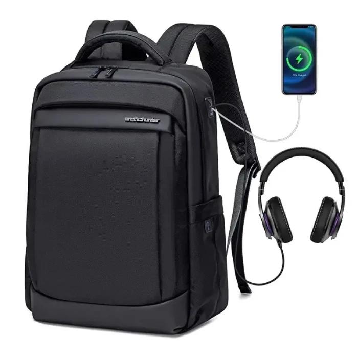 Arctic Hunter B00478 Casual Waterproof 15.6-inch Laptop Backpack Anti Theft - Black 2