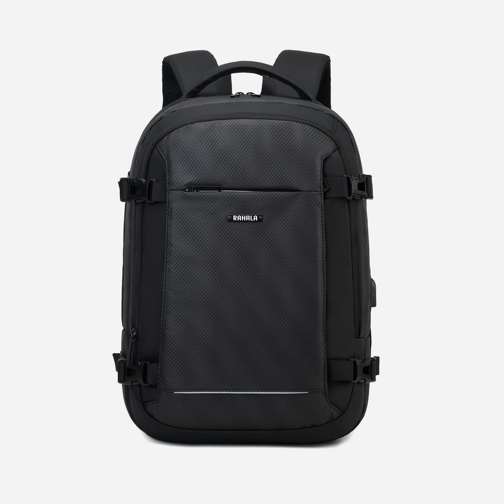 RAHALA EF91M Business Casual Travel Water Resistant 15.6-inch Laptop Backpack - Black