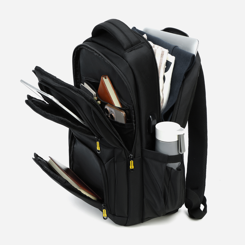 RAHALA RAL-801 Waterproof Laptop Backpack 15.6 inch Multifunctional & Stylish - Black 11