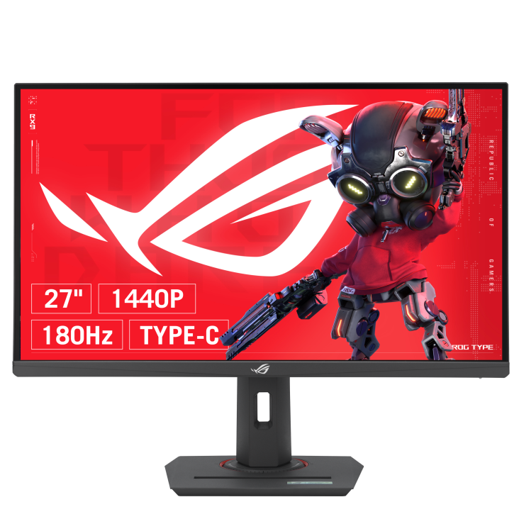 ASUS ROG Strix XG27ACS USB Type-C Gaming Monitor – 27-inch 2560x1440, 180Hz (Above 144Hz), 1ms (GTG), Fast IPS, Extreme Low Motion Blur Sync, USB Type-C, G-Sync compatible, DisplayWidget Center, tripod socket, HDR 4