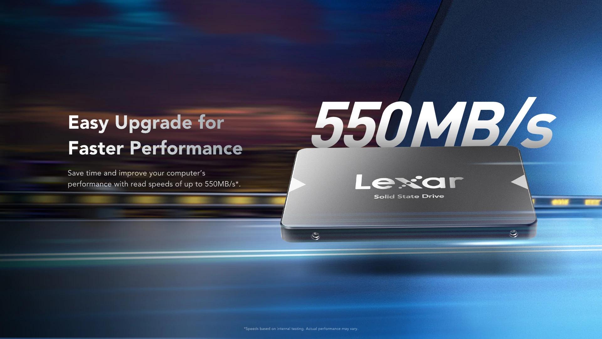 Lexar® NS100 2.5” SATA III (6Gb/s) SSD 128GB 9