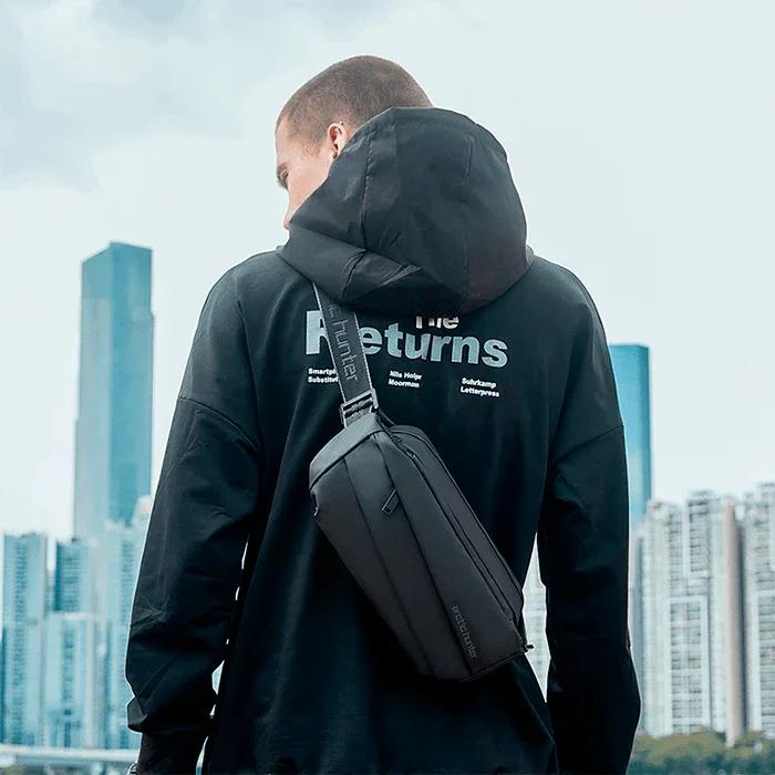 Arctic Hunter YB00029 Sporty Waist & Chest Bag (Black) 6