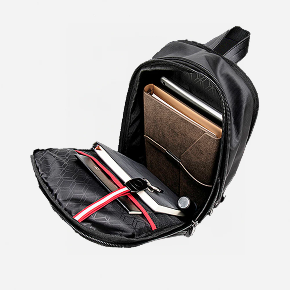 Arctic Hunter XB00113 Classy 10" Tech Crossbody Bag (Black) 6
