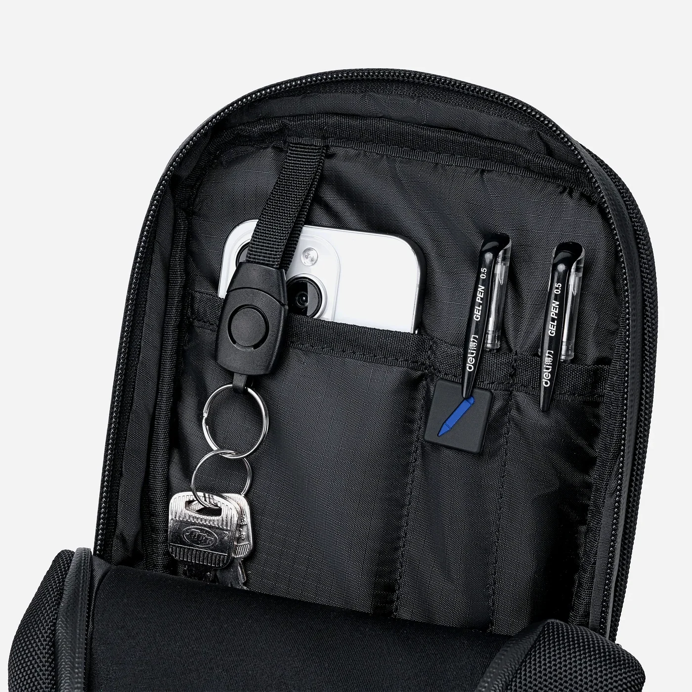 Arctic Hunter XB00693 Classy 9.7" Tech Crossbody Bag (Black) 6