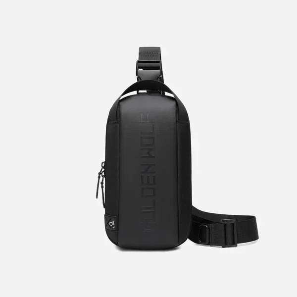 Golden Wolf GXB00131 Sporty Waist & Chest Bag (Black)