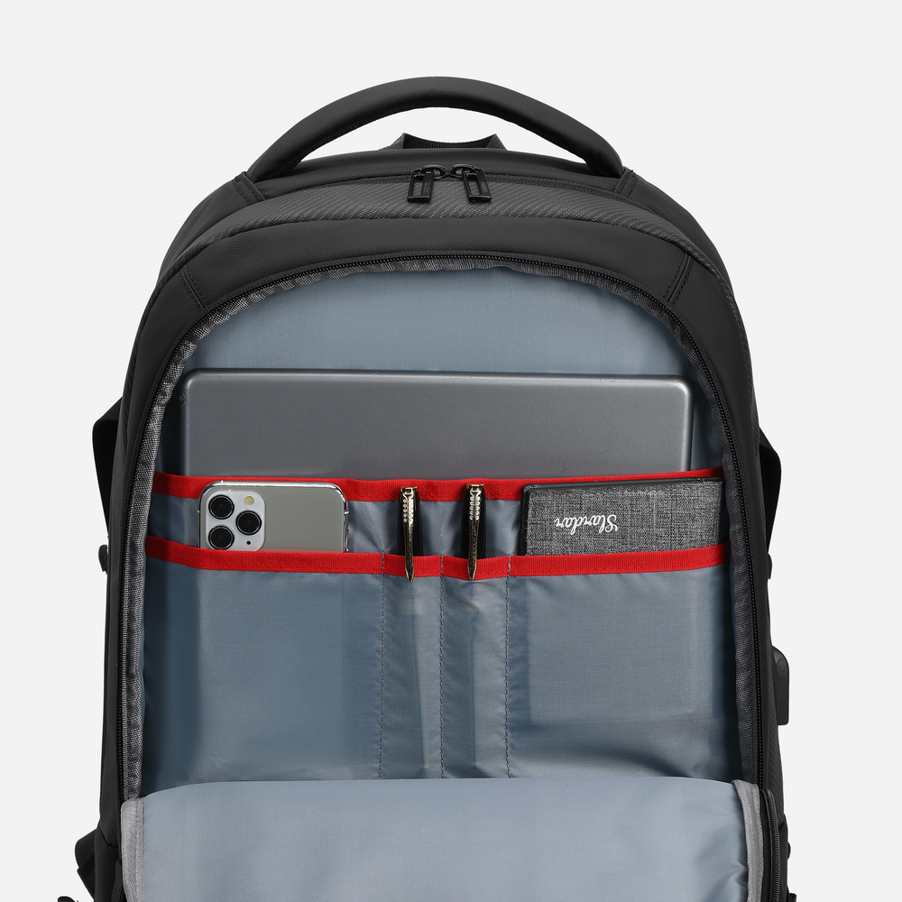 Rahala Laptop Backpack Bag EF92M - Black 2