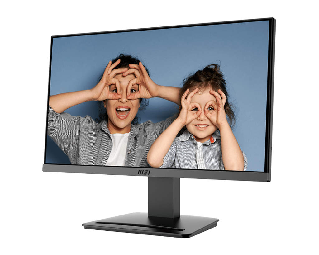 MSI PRO MP223 E2, 22-inch VA 1920 x 1080 (FHD) Computer Monitor, 100Hz, Adaptive-Sync, HDMI, Video Port, Display Port, VESA Mountable, Tilt, 1ms 3