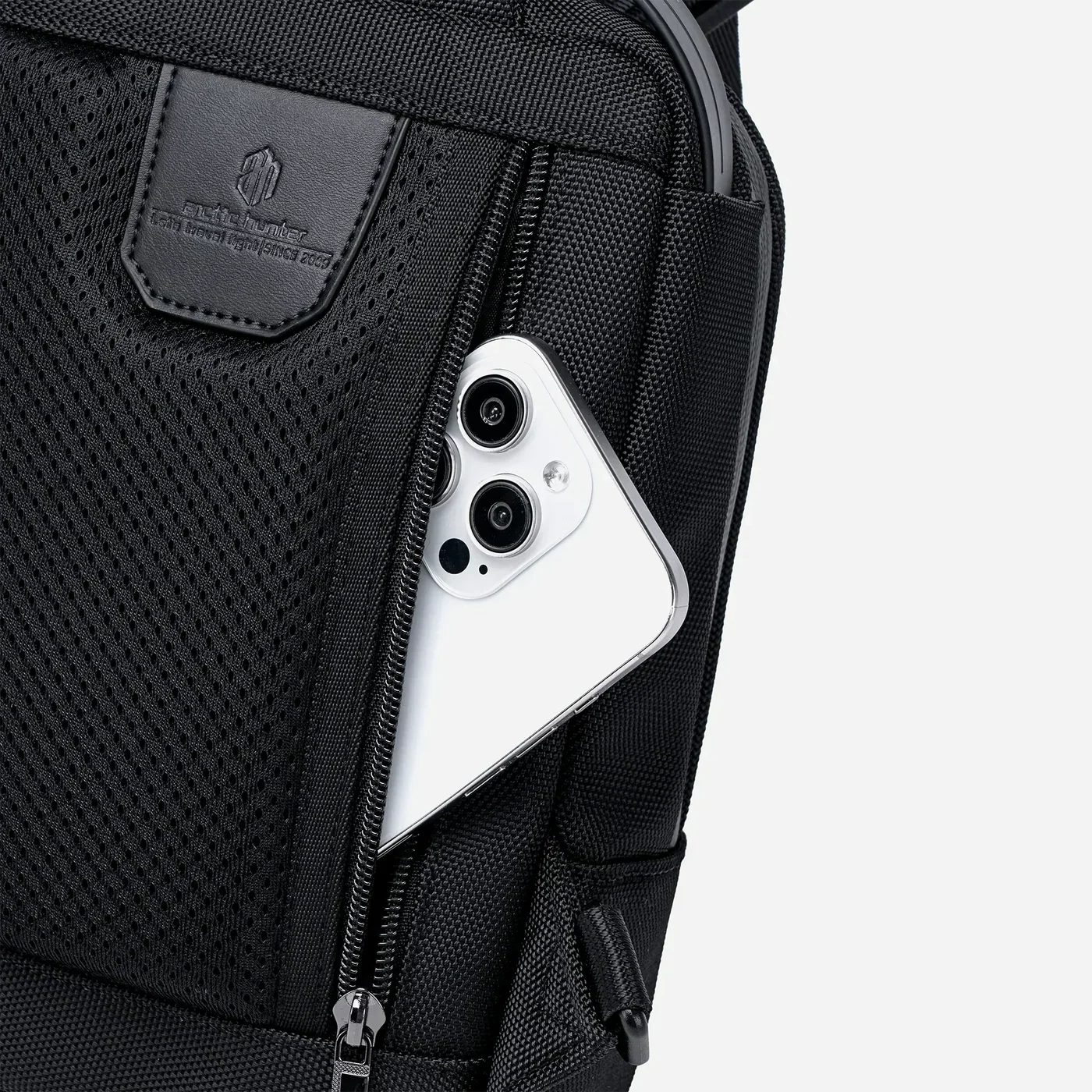 Arctic Hunter XB00693 Classy 9.7" Tech Crossbody Bag (Black) 5