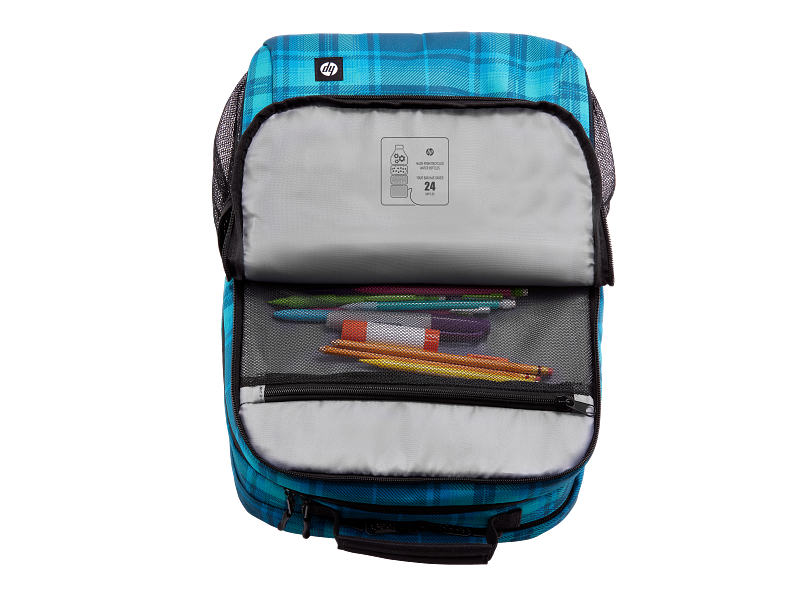 HP Campus XL Tartan Plaid Backpack (7J594AA) 5