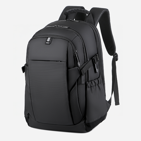 Rahala 2204 17-Inch Backpack Three Compartment Laptop Travel Waterproof Business With USB Port - Black 3