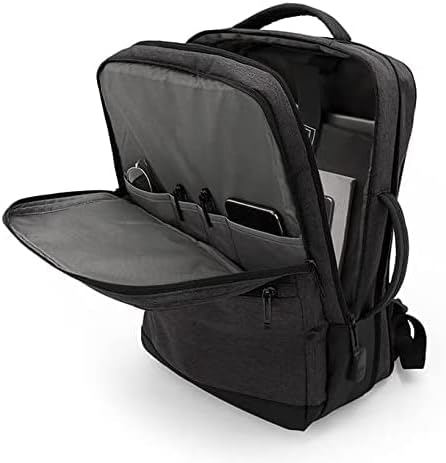  Meinaili Waterproof 1908 Laptop Backpack with USB Outport (15.6in, Black) 2