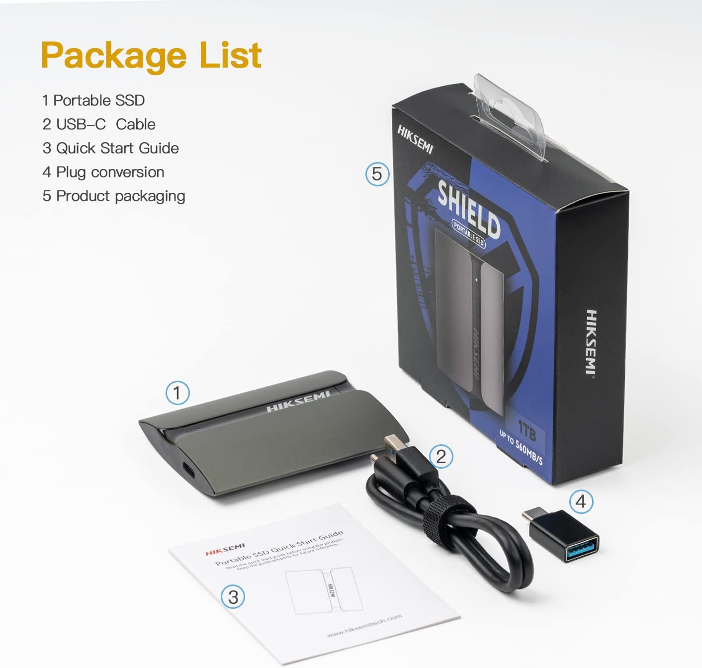 HIKSEMI SHIELD Portable SSD (2T) 2