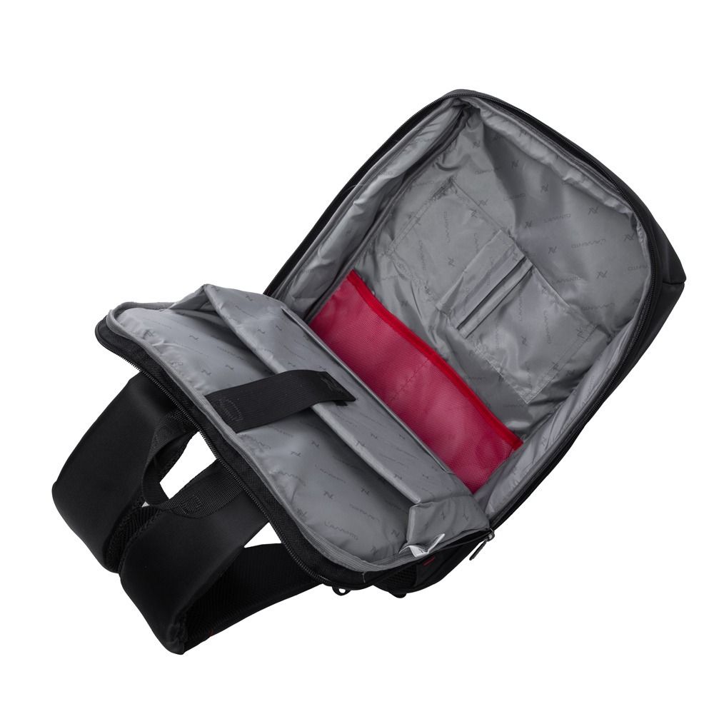 L'Avvento Laptop Backpack BG814 Zipper Puller 15.6"- Black 5