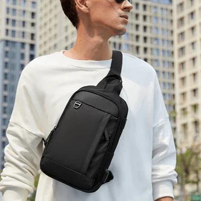 Golden Wolf GXB00124 Tech & Everyday Crossbody Bag (Black) 6