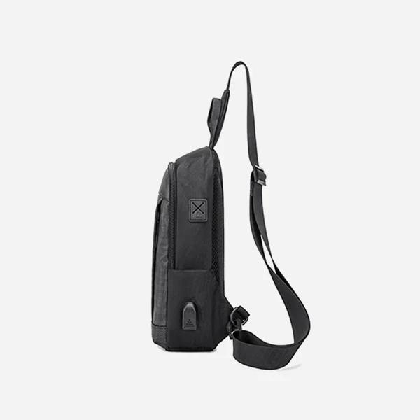 Golden Wolf GXB00124 Tech & Everyday Crossbody Bag (Black) 3