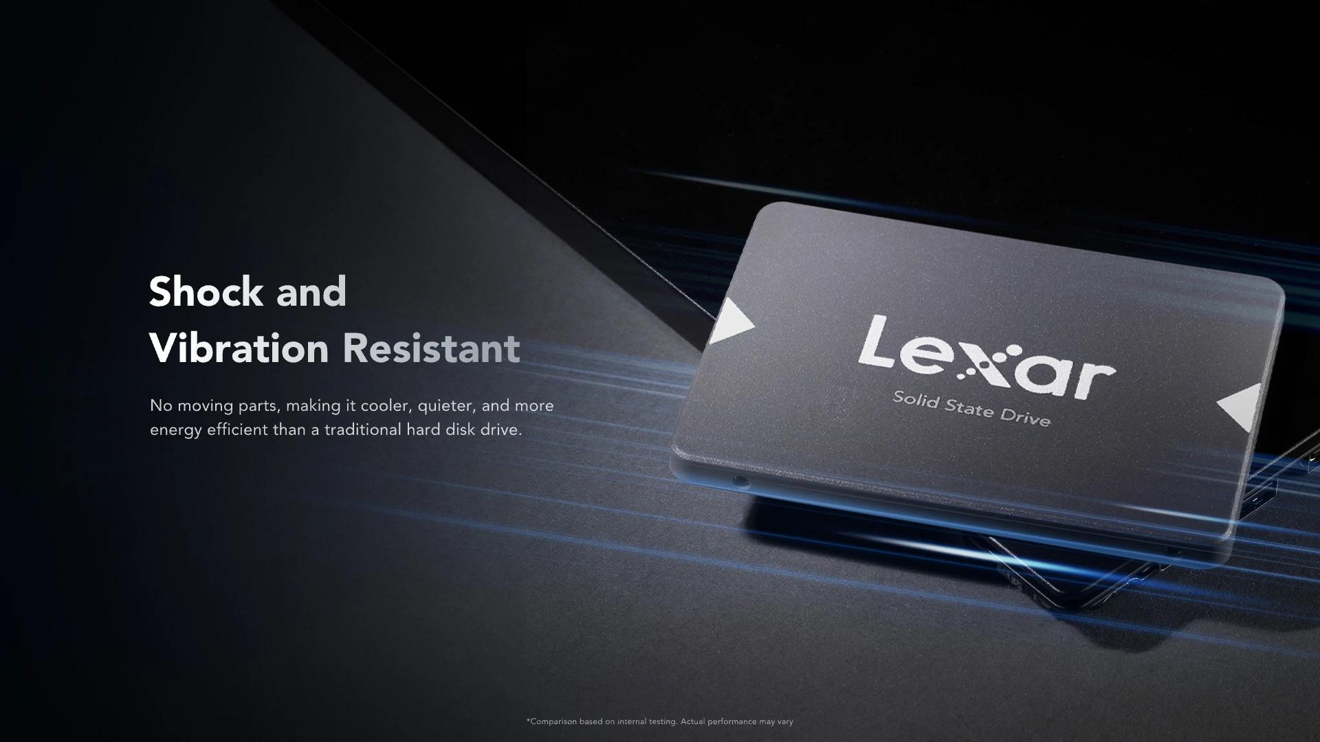 Lexar® NS100 2.5” SATA III (6Gb/s) SSD 128GB 6