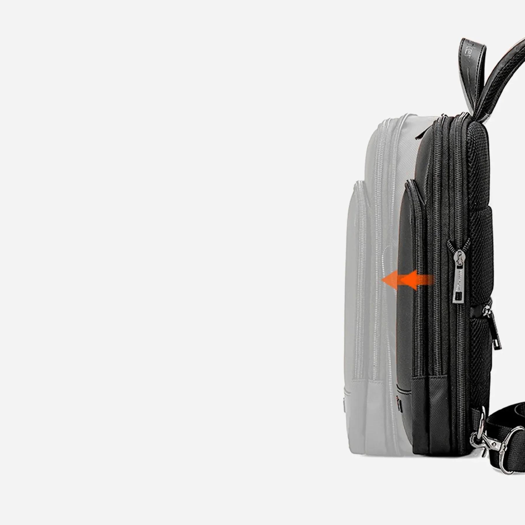 Arctic Hunter XB00113 Classy 10" Tech Crossbody Bag (Black) 5