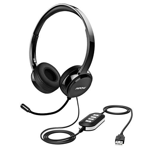 Mpow PA071A USB Headset with 3.5mm Audio Jack
