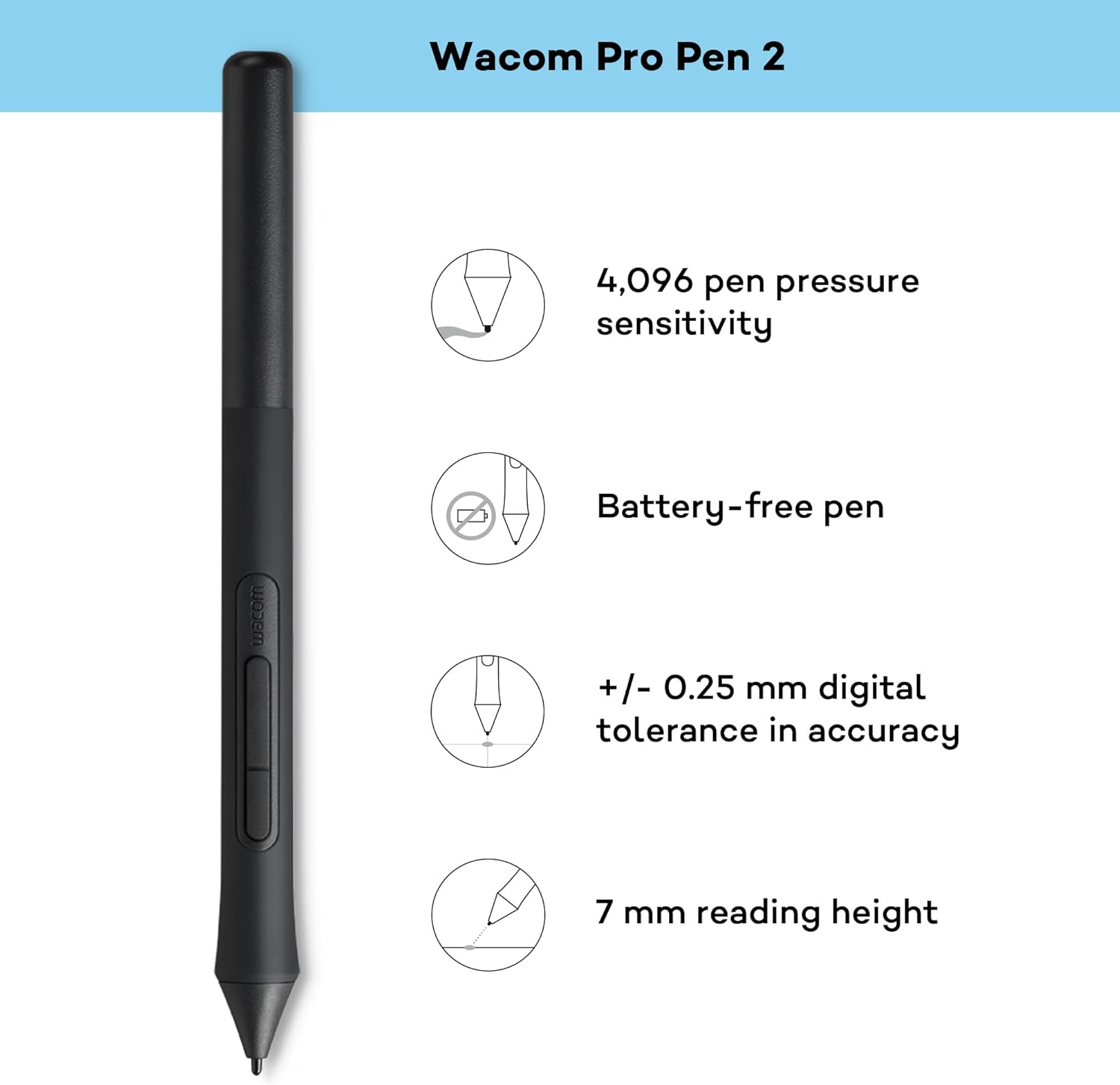 Wacom Intuos Small Bluetooth Graphics Tablet (CTL-4100WLK-N) 5