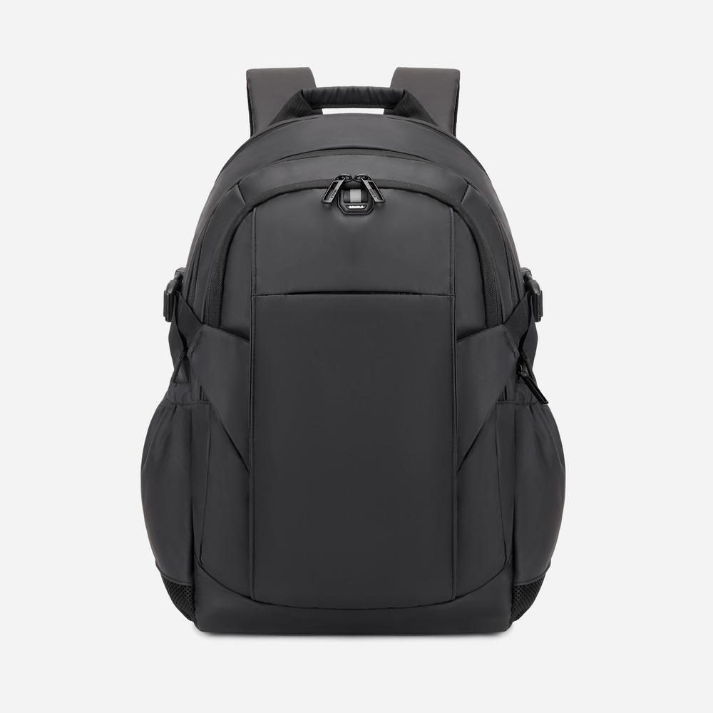 Rahala 2204 17-Inch Backpack Three Compartment Laptop Travel Waterproof Business With USB Port - Black